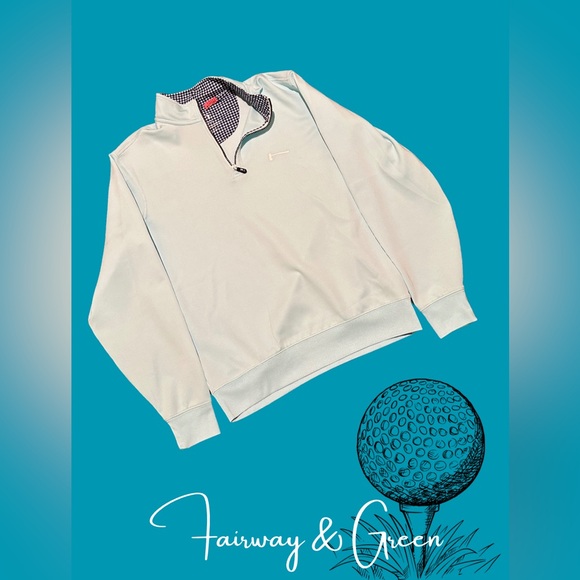 Fairway & Greene Men Caves Quarter Zip Pullover - Picture 1 of 3